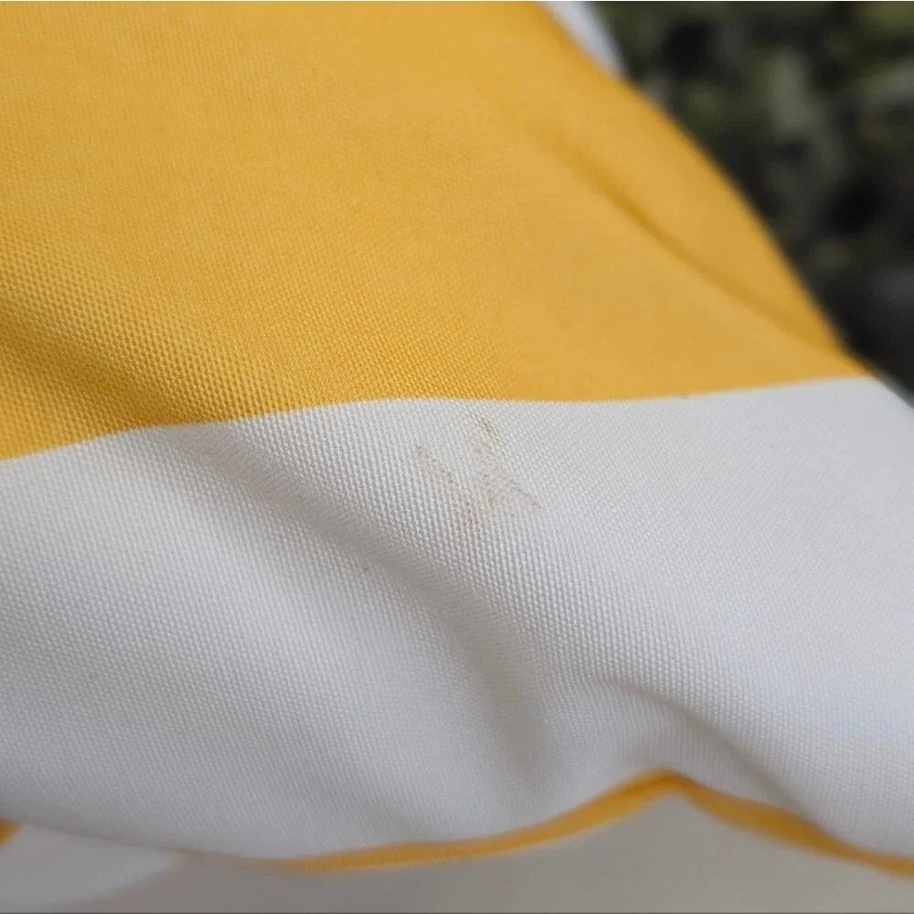 Tommy Bahama Awning Stripe Yellow Decorative Pillow - Set of 2